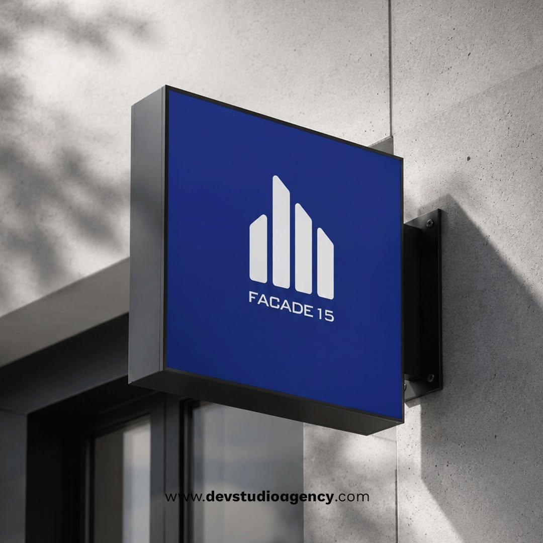 Facade 15 signage