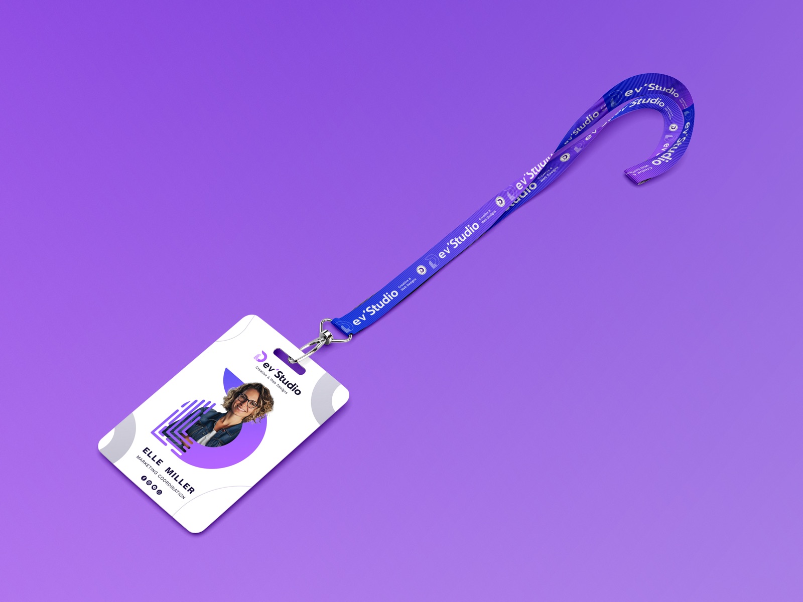 Team badge & lanyard