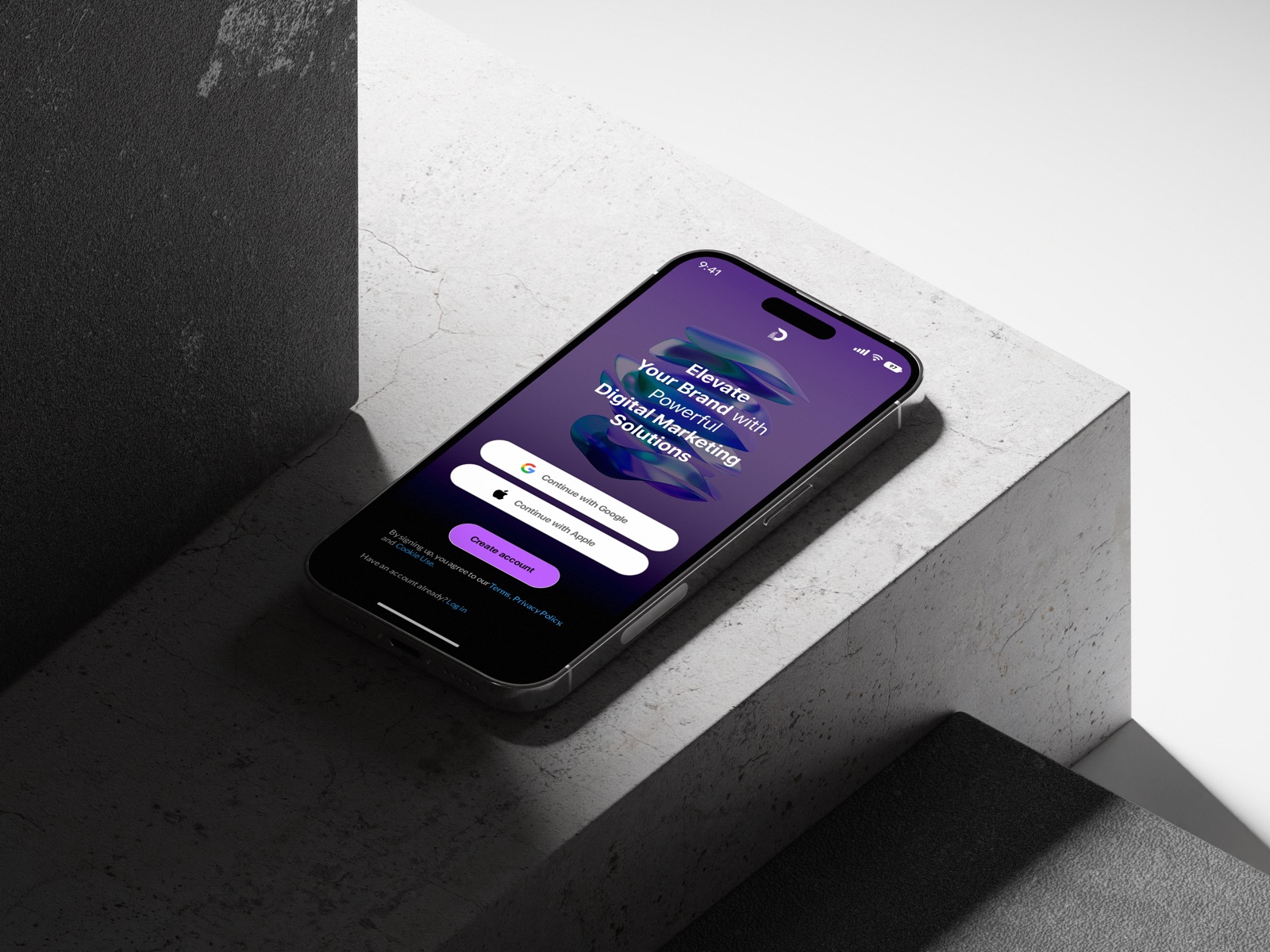 Marketing app concept