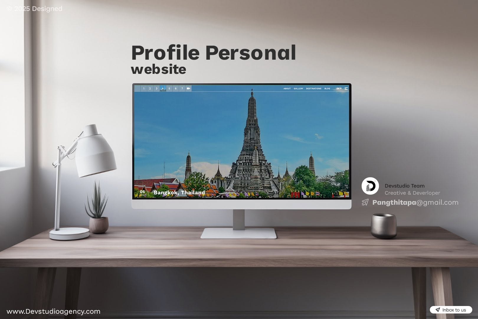 Personal profile website