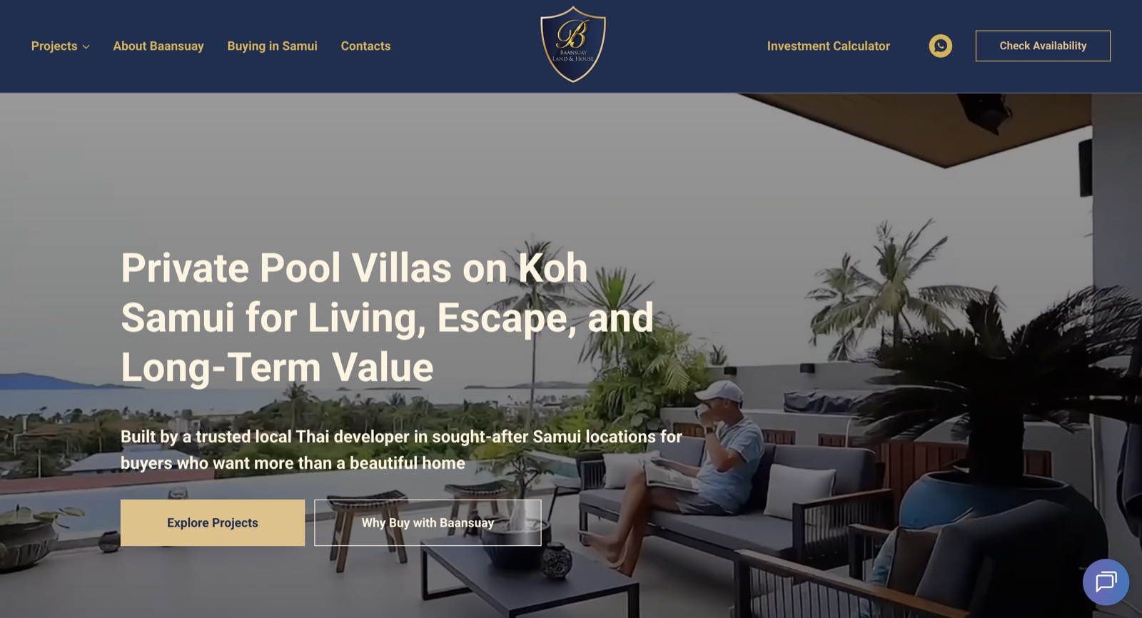 Baan Suay Land and House website